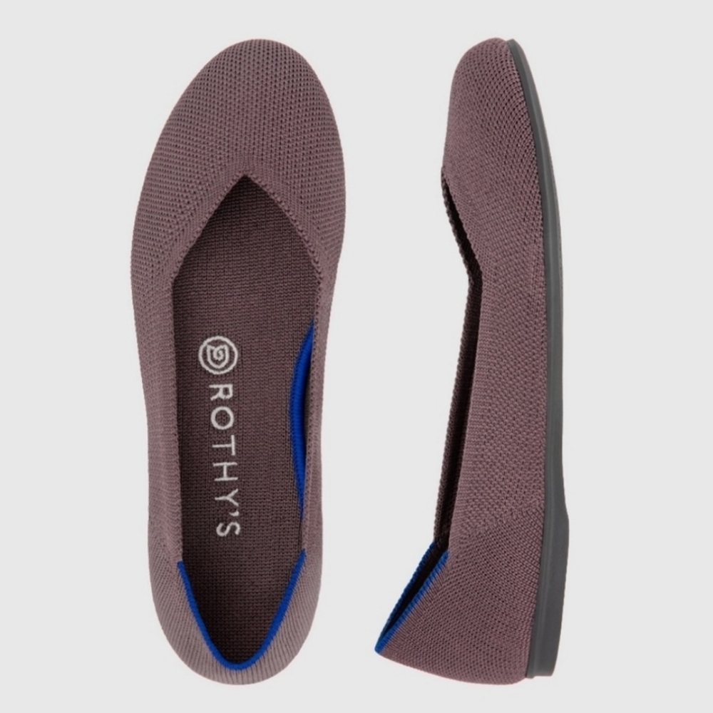 Rothy's rounded-toe flats retired color Mink size 8.5